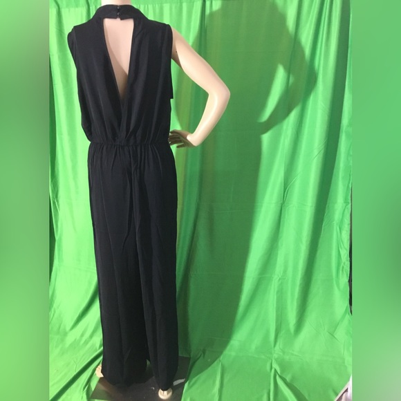 Lascana Satin High Neck Jumpsuit NWT - Picture 3 of 10
